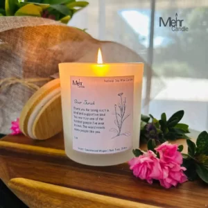 Personalised label Candle