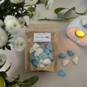 Blue mini cloud melting wax